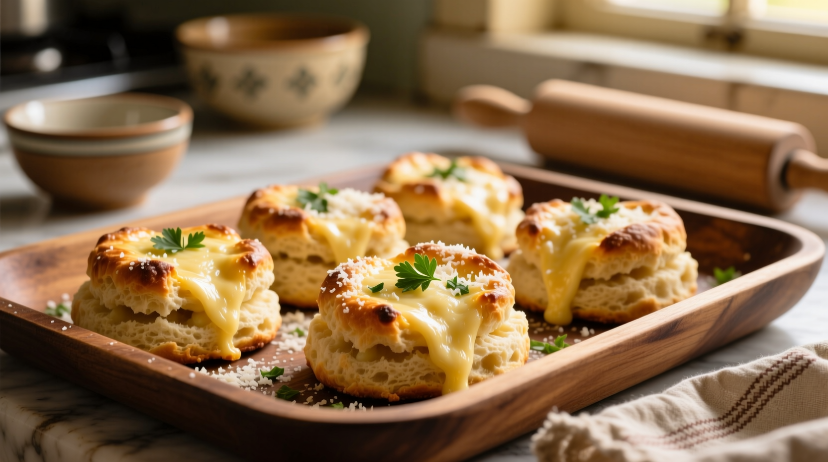 Perfect Garlic Cheese Biscuits Recipe in 30 Minutes