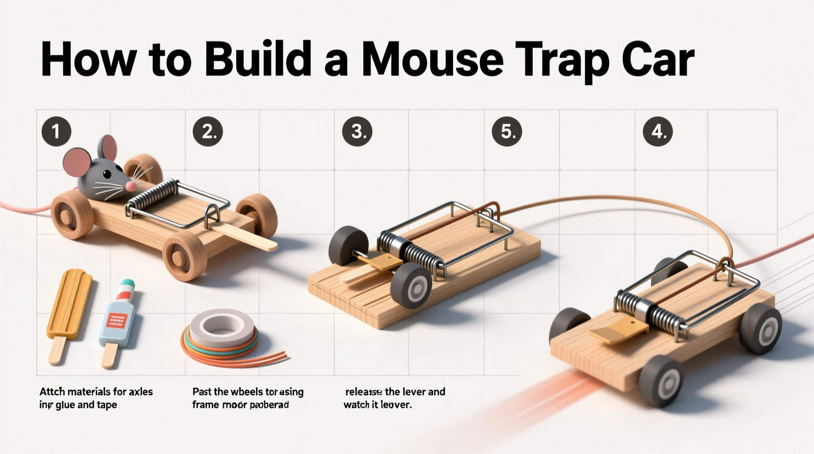 how to create a mousetrap car