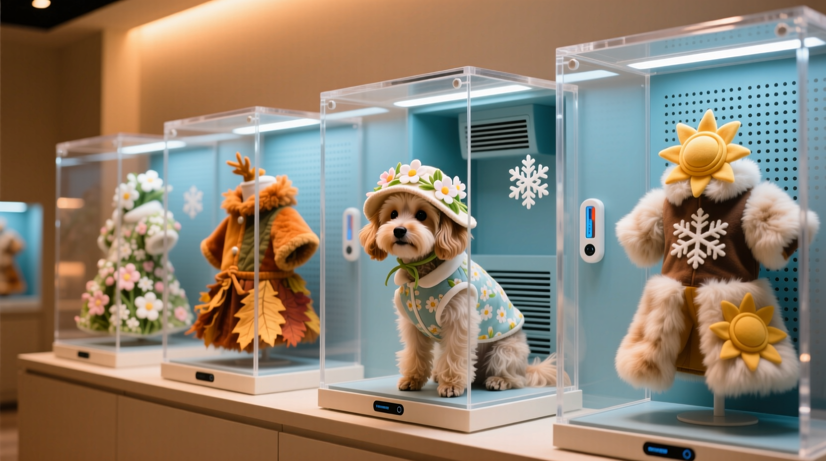 pet costume storage moth free faux fur safe