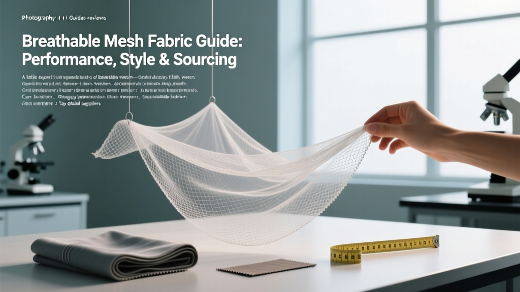 Breathable Mesh Fabric Guide: Performance, Style & Sourcing