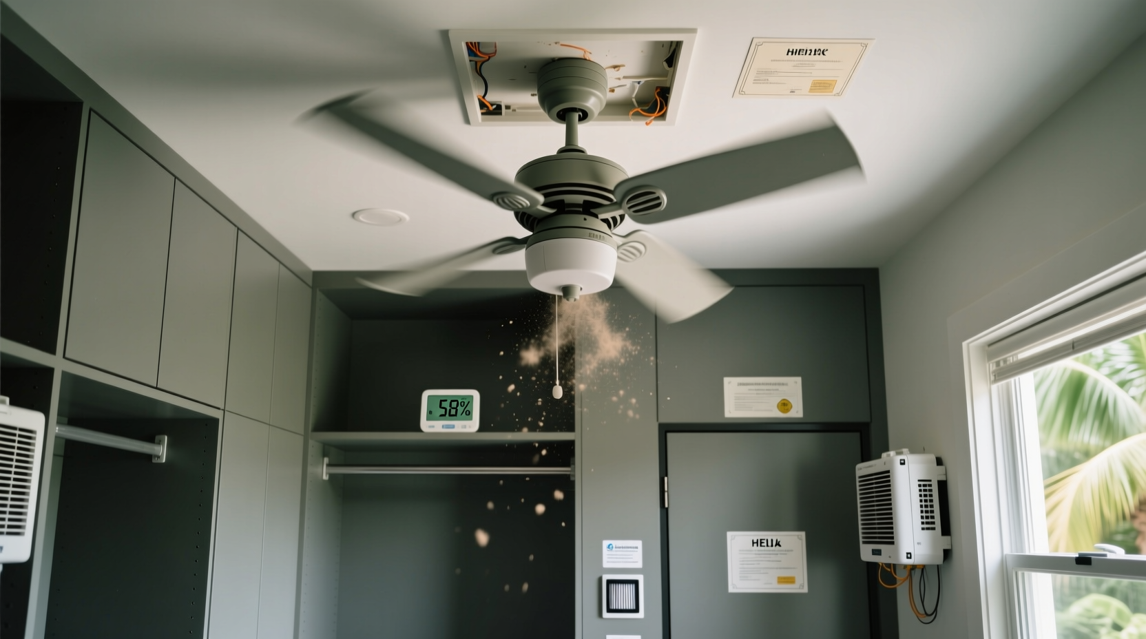 closet ceiling fan worth it in humid climates