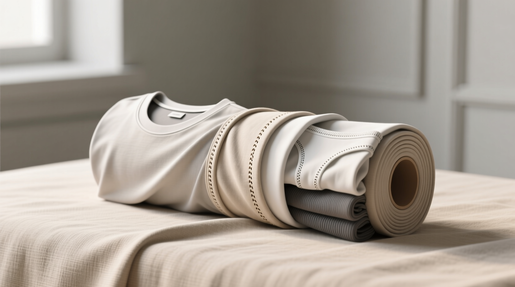 the skivvy roll packs your basic clothing into one simp