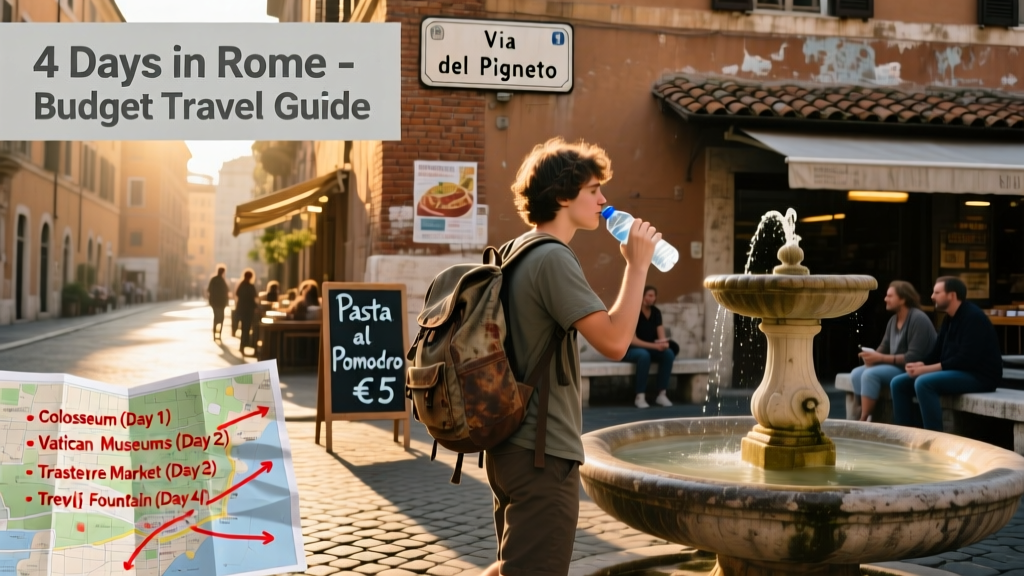 4 Days in Rome Itinerary: Budget-Friendly, Walkable, and Culture-Rich
