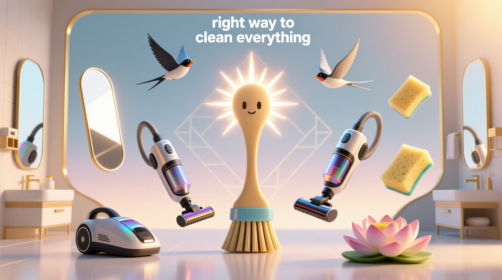 the right way to clean everything