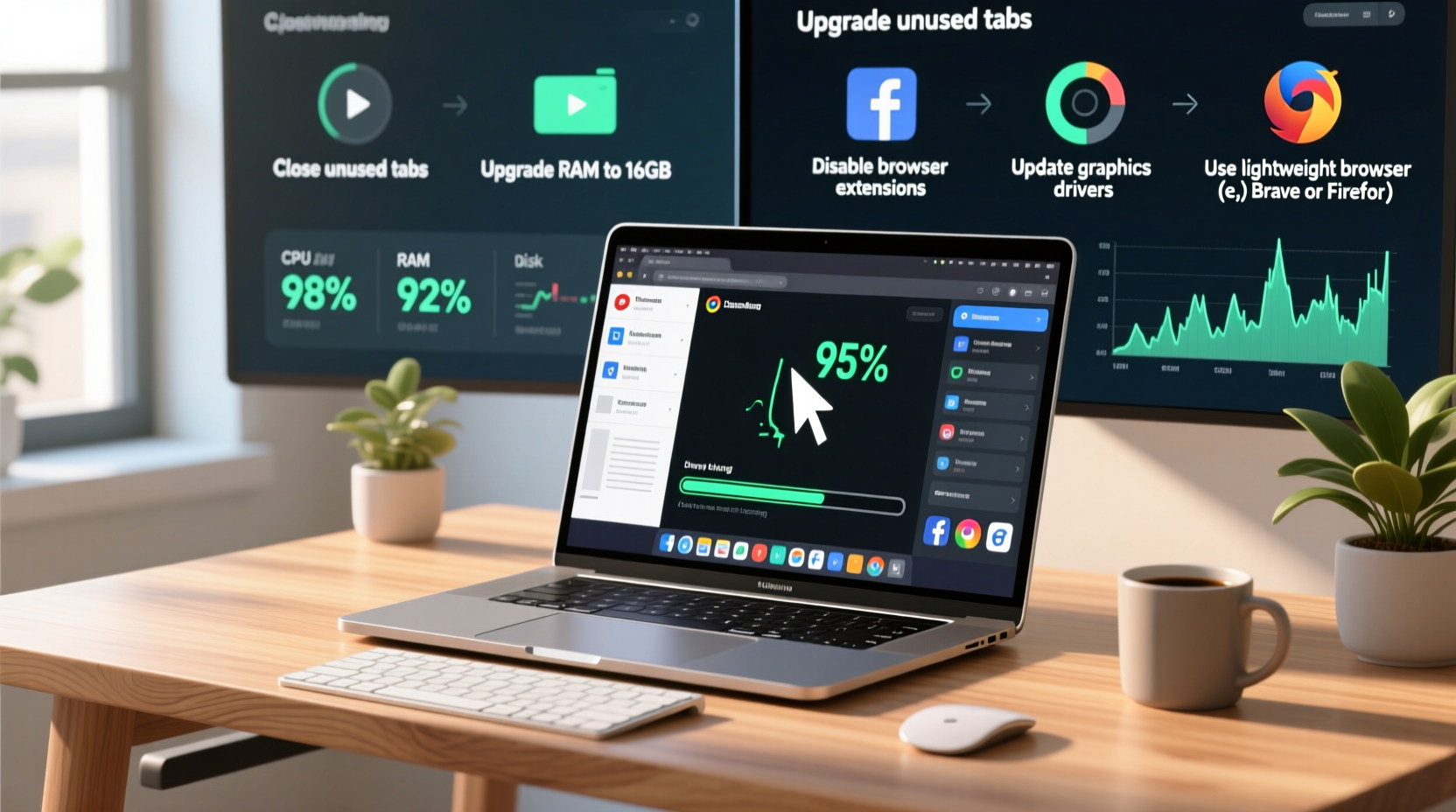 why does my laptop freeze when multiple tabs are open solutions for smoother performance