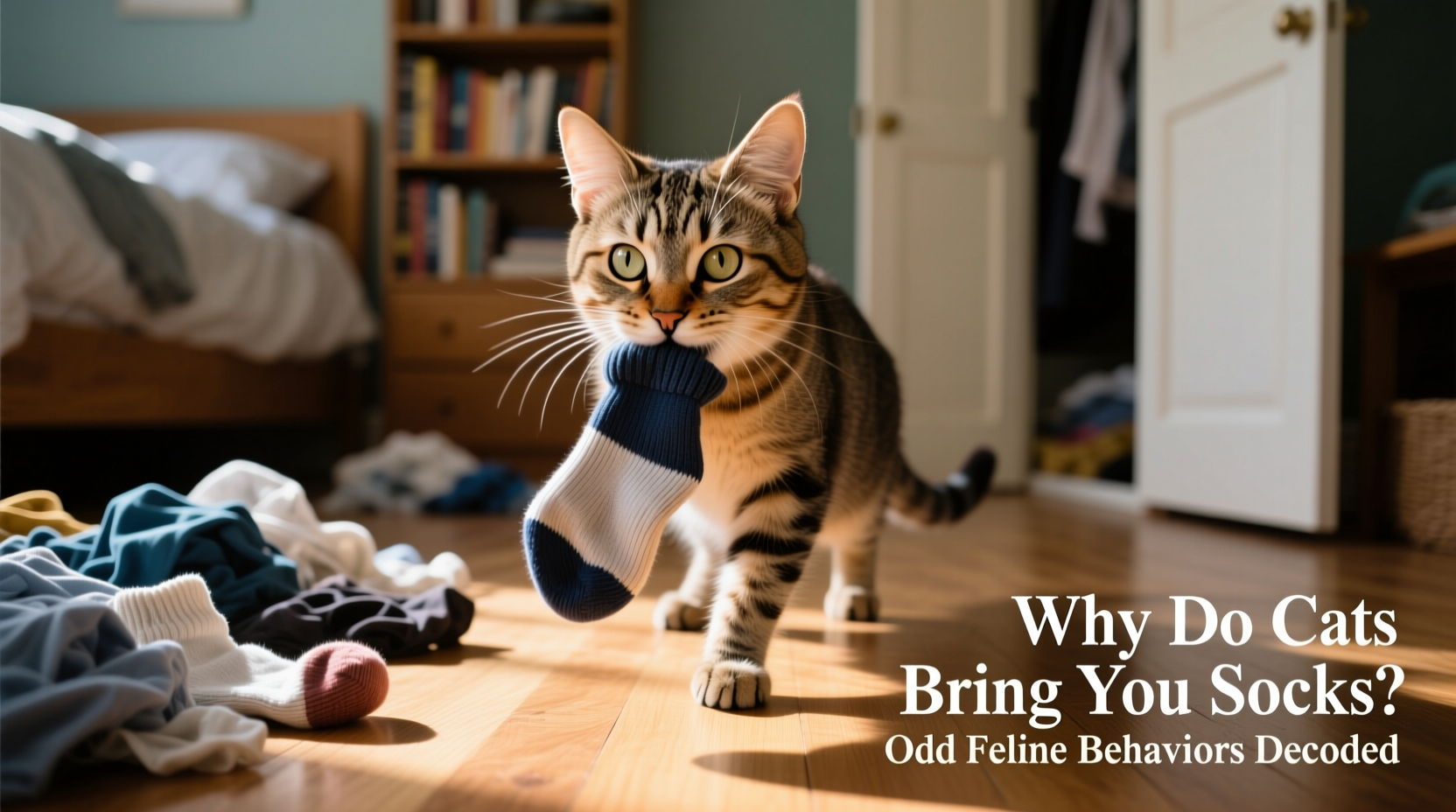 why do cats bring you socks odd feline behaviors decoded