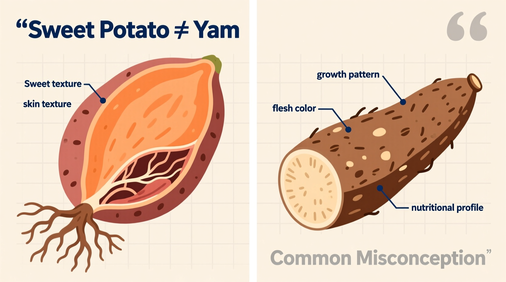 Sweet Potato vs Yam: Clearing the Confusion