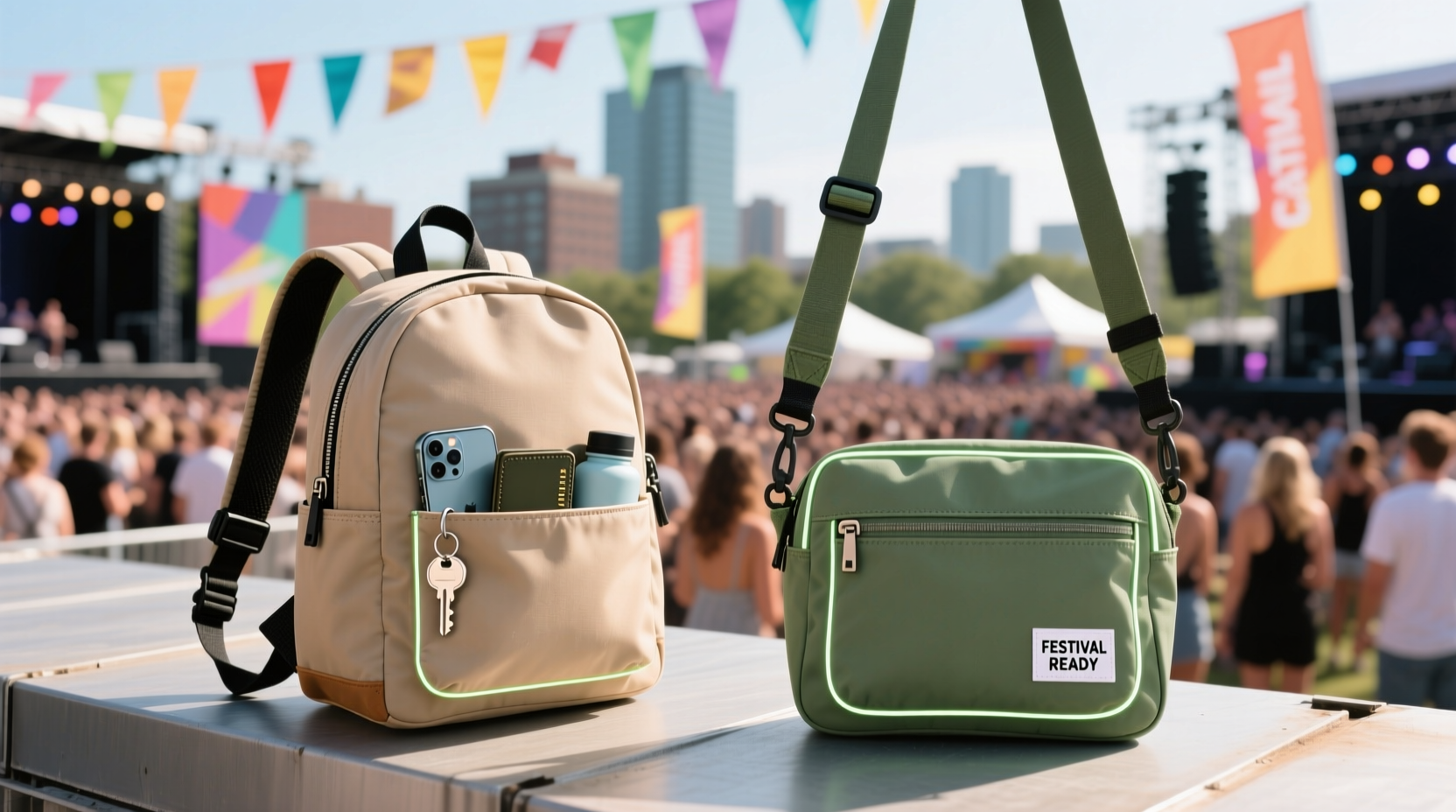 mini backpack vs crossbody for festivals which holds more without weighing you down