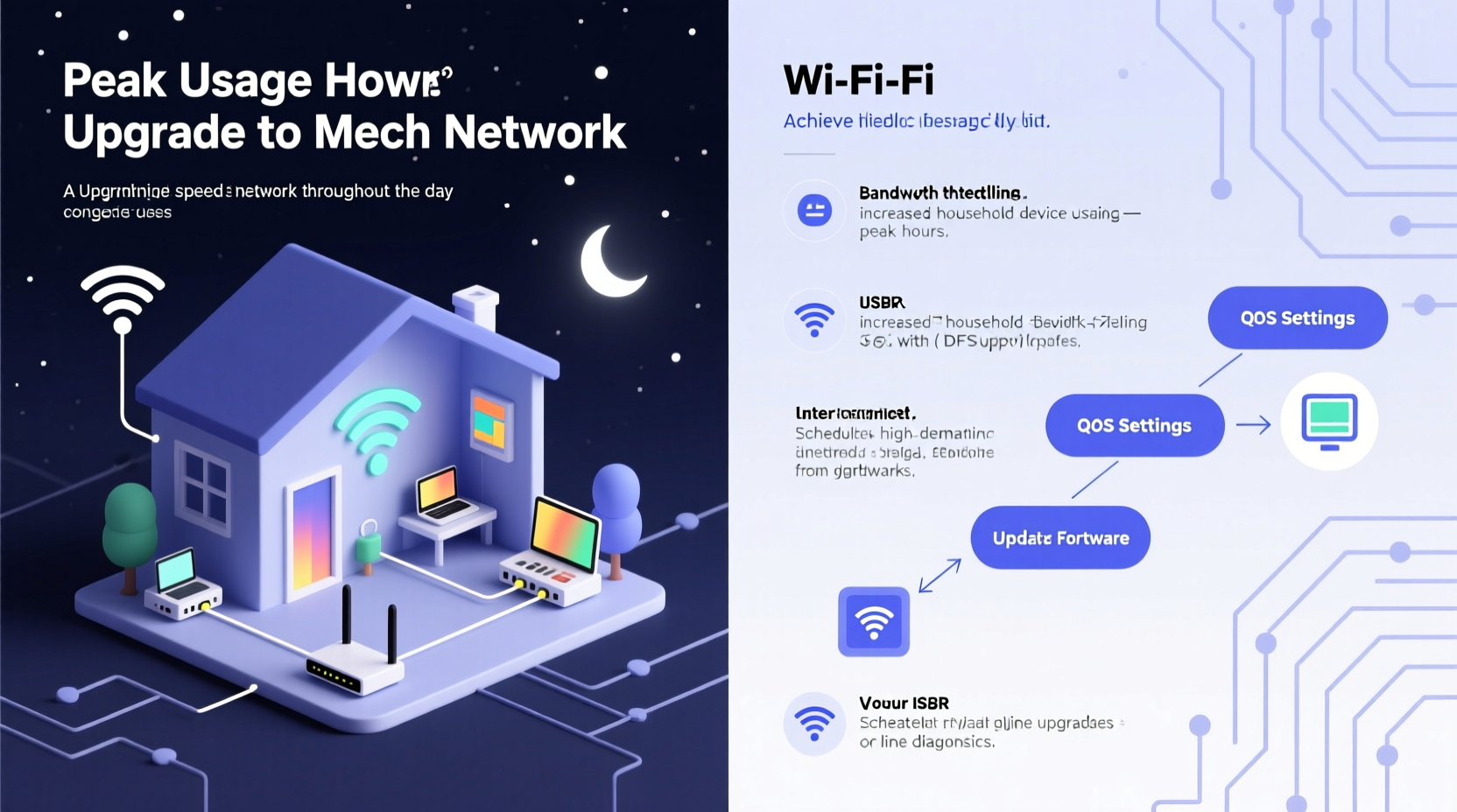 why is my wifi slower at night and how to get consistent speeds