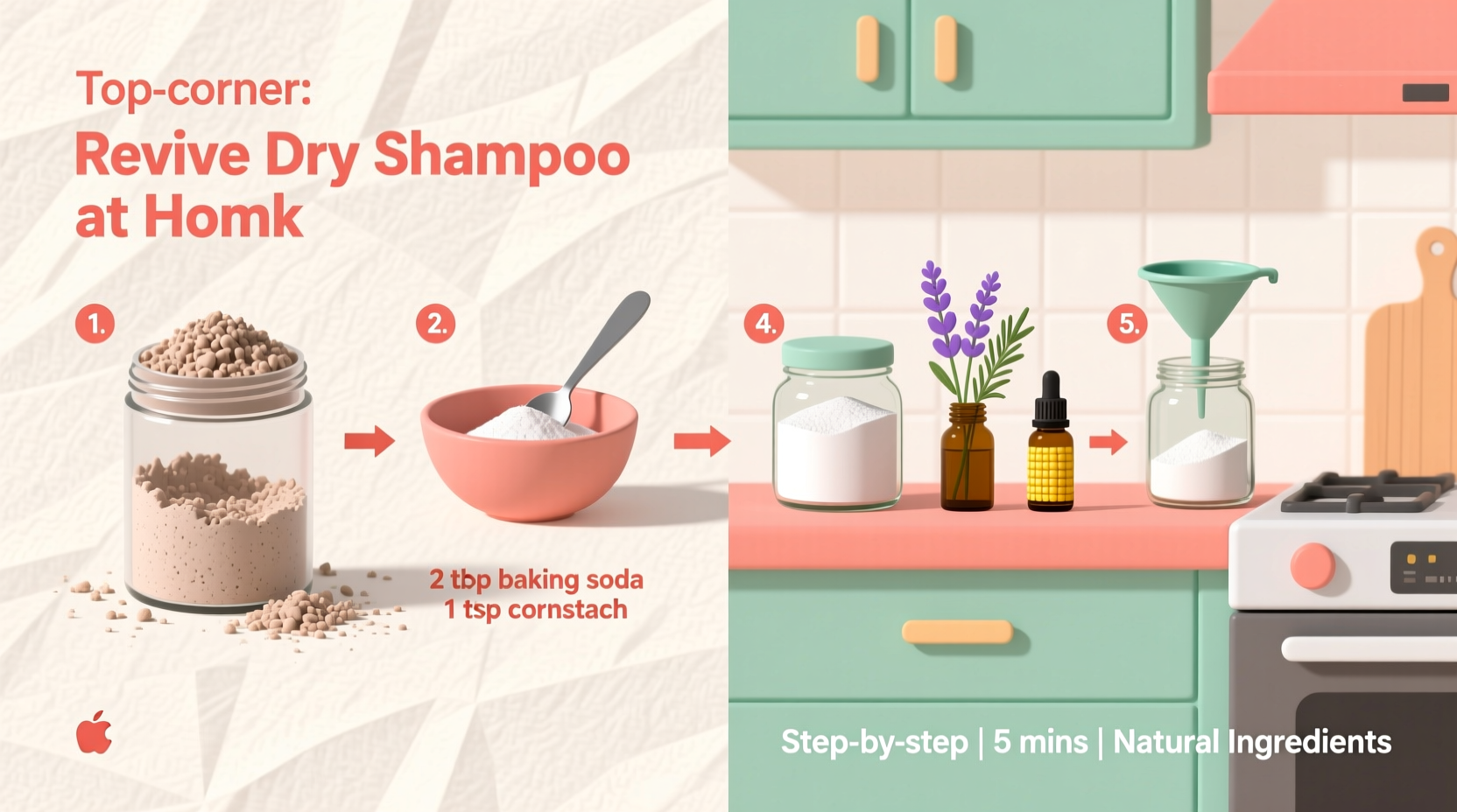 how to revive dry shampoo at home using simple household ingredients