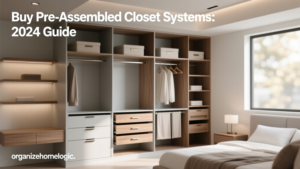 Buy Pre-Assembled Closet Systems: 2024 Guide