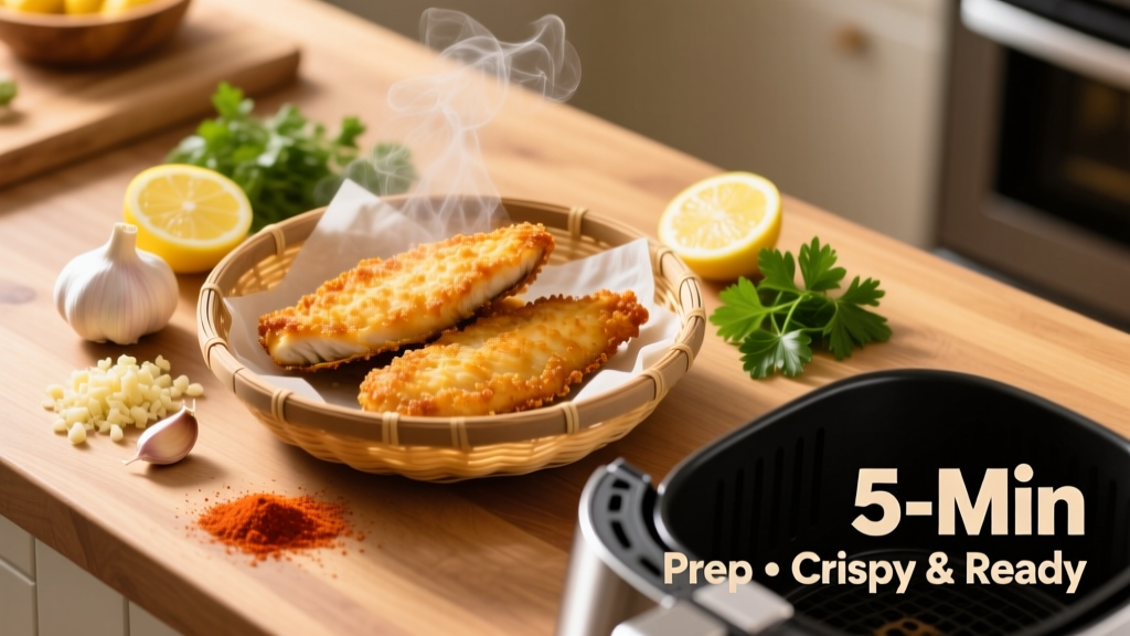 Crispy Gardein Fish Fillets in Air Fryer (5-Min Prep)