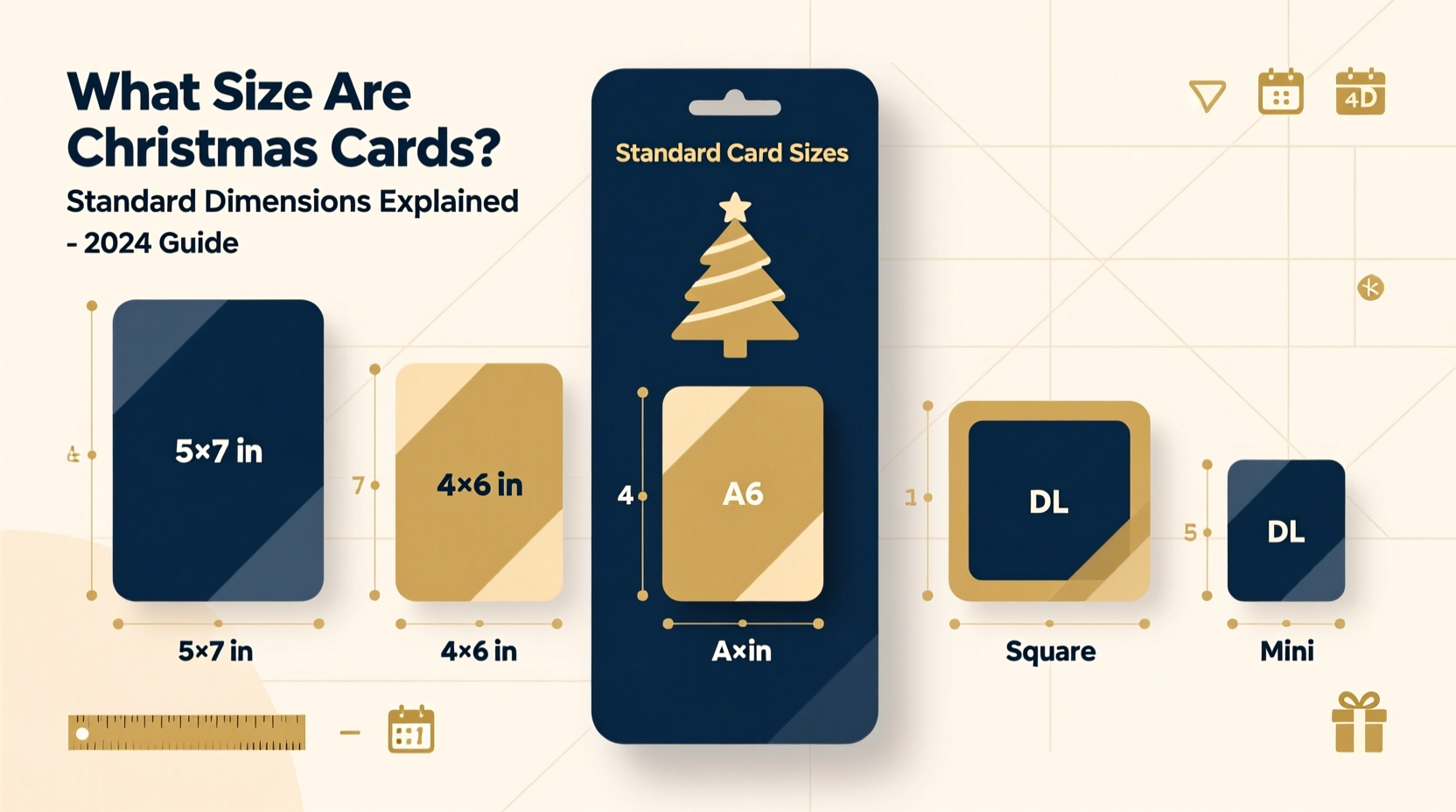 what size are christmas cards