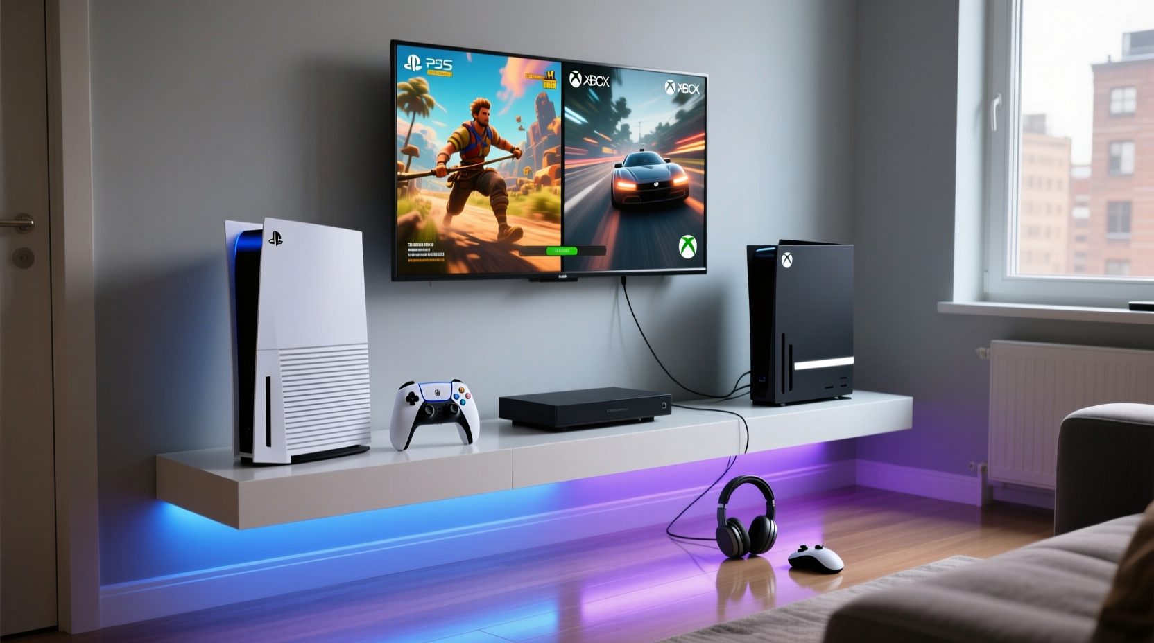 ps5 slim vs xbox series s which console is better for small apartments
