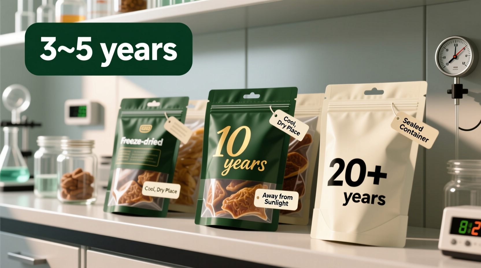 how long does freeze dried food last