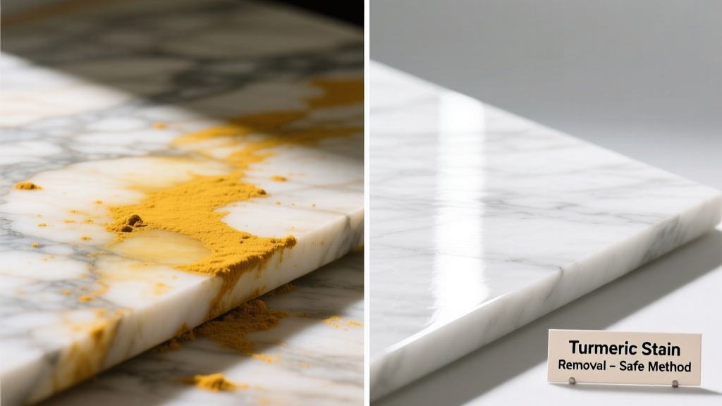How to Remove Turmeric Stains from Marble Safely