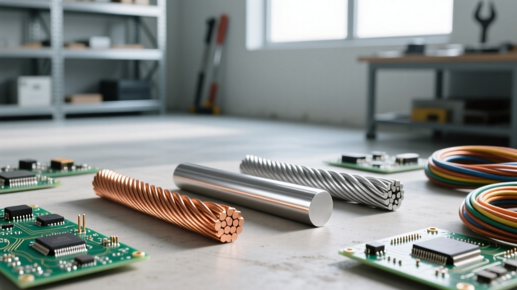 Comparing Some Examples of Conductors: Copper, Aluminum, Silver