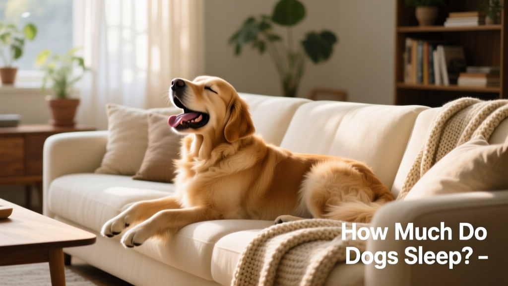 A dog yawns comfortably on a cozy couch.