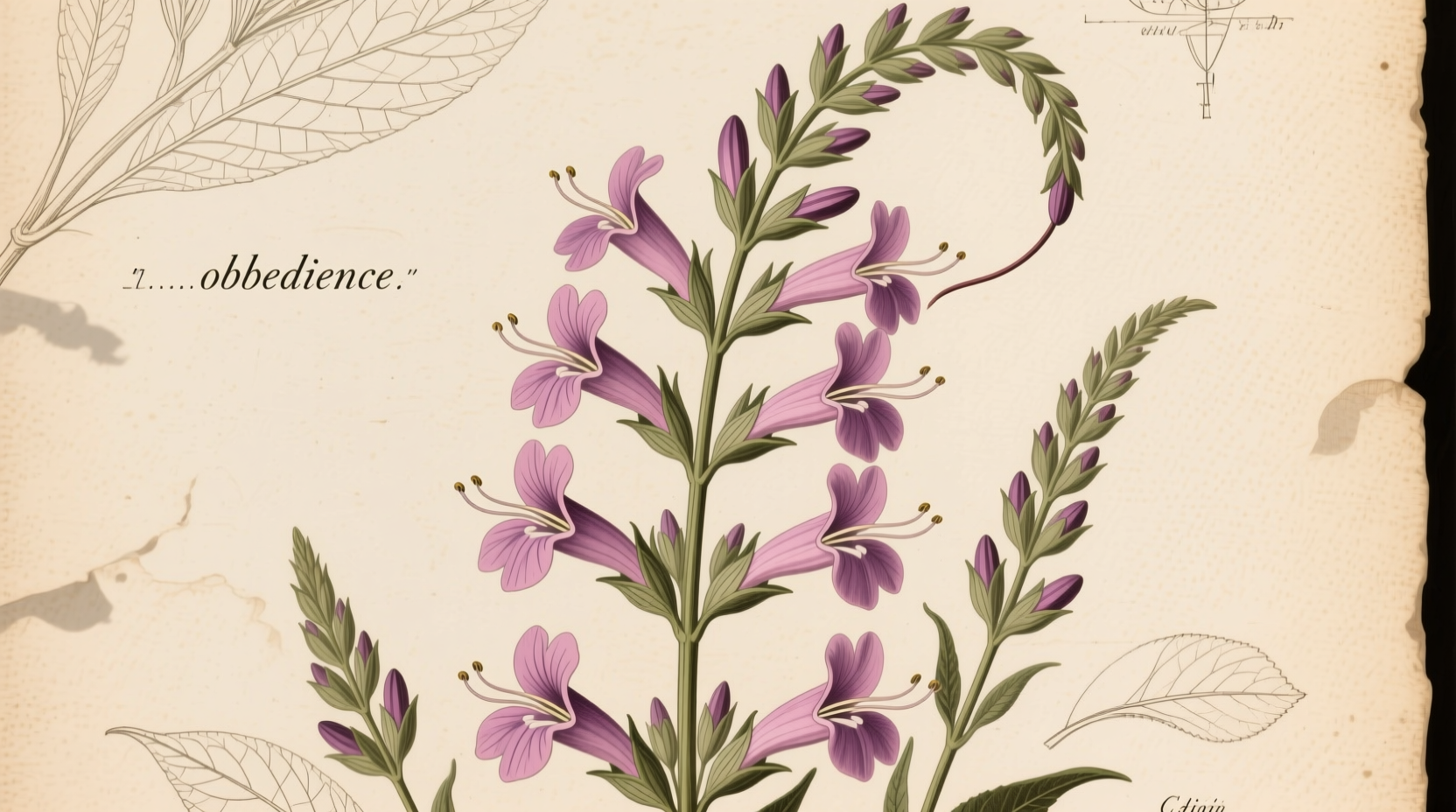 obedient plant flowers