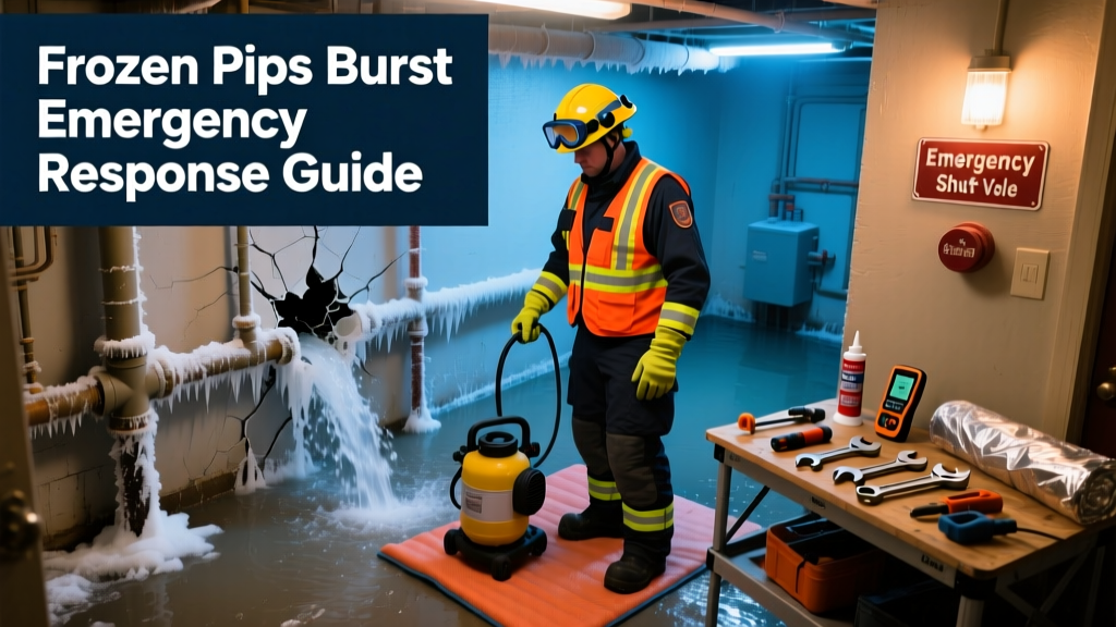 Frozen Pipes Burst: Emergency Response Guide