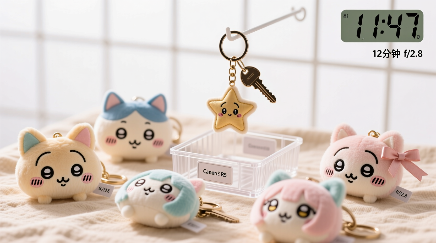 how to clean plush anime keychain stuffing