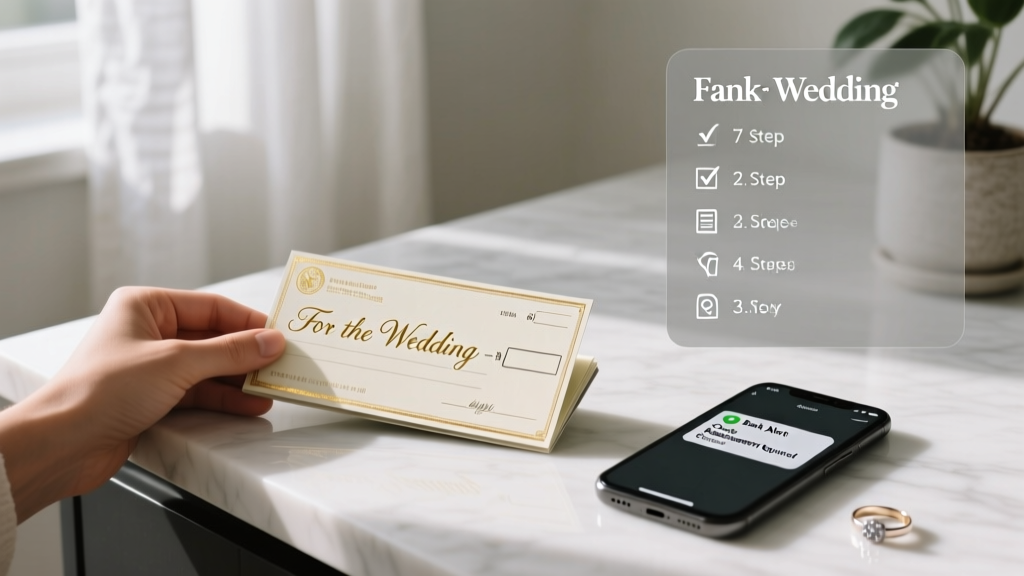 Wedding Check Endorsement: 7-Step Checklist (2026)