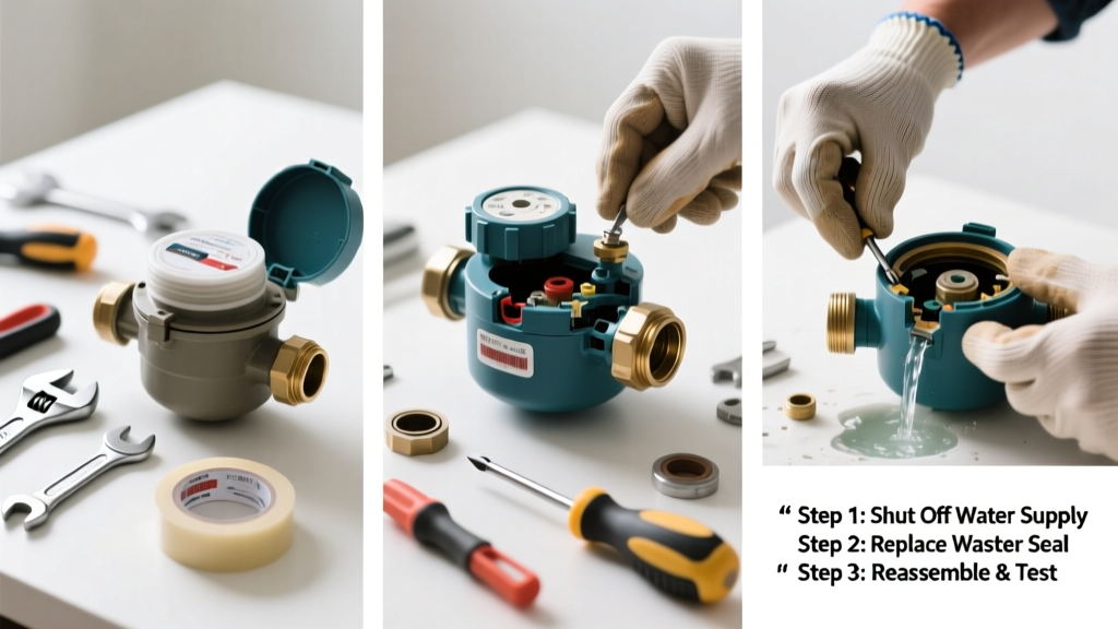 Fixing a Leaking, Noisy Water Meter: DIY Repair Guide