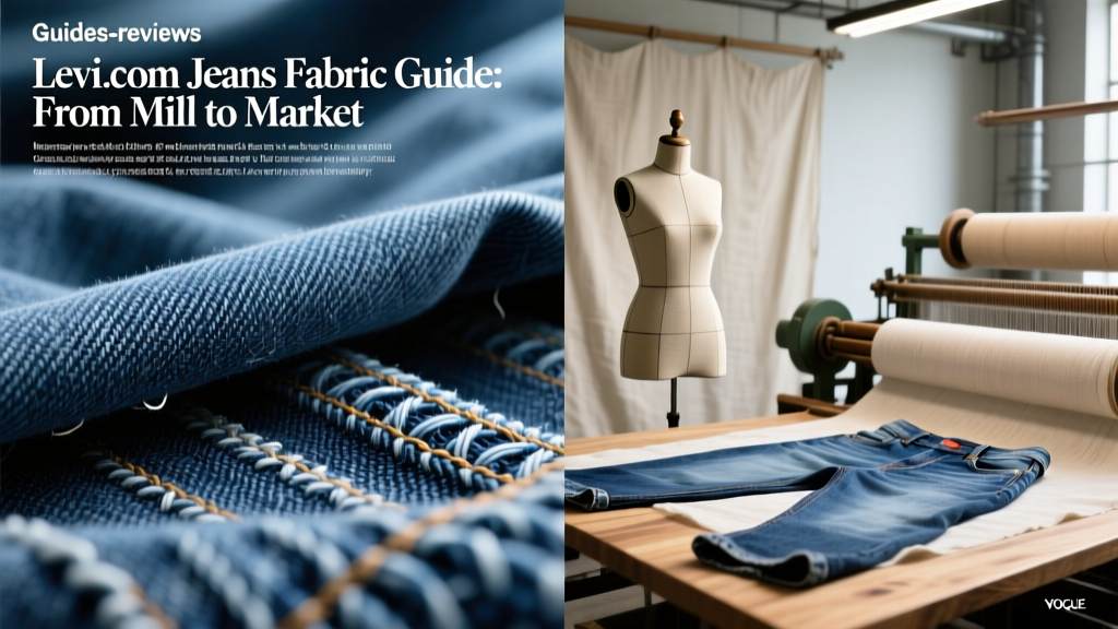 Levi.com Jeans Fabric Guide: From Mill to Market