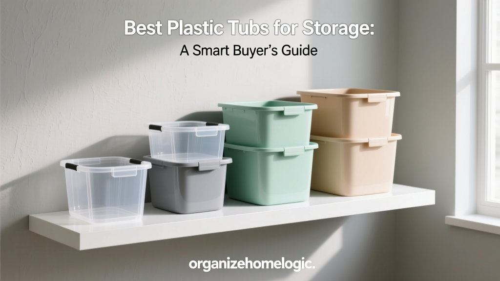 Best Plastic Tubs for Storage: A Smart Buyer’s Guide