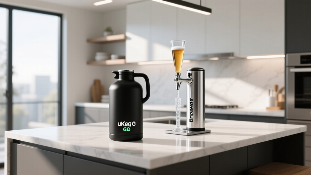 Top Tech Beer Drinking Accessories 2026: uKeg vs BrüMate vs Fizzics
