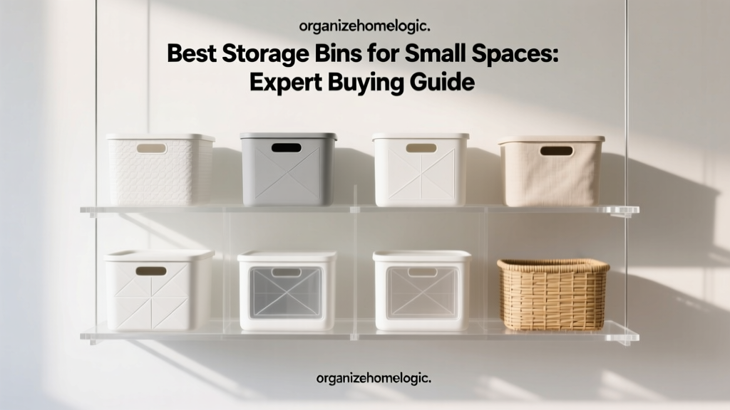 Best Storage Bins for Small Spaces: Expert Buying Guide