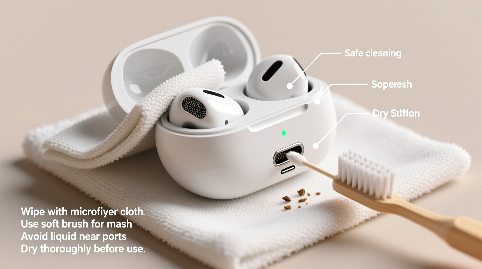 how to clean your wireless earbuds safely without damaging the sound quality