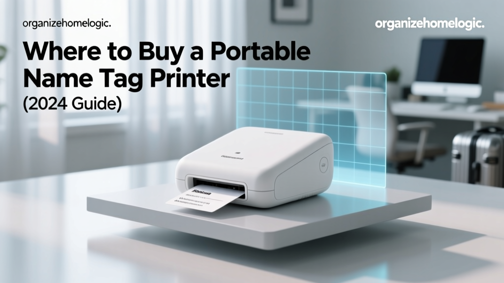 Where to Buy a Portable Name Tag Printer (2024 Guide)