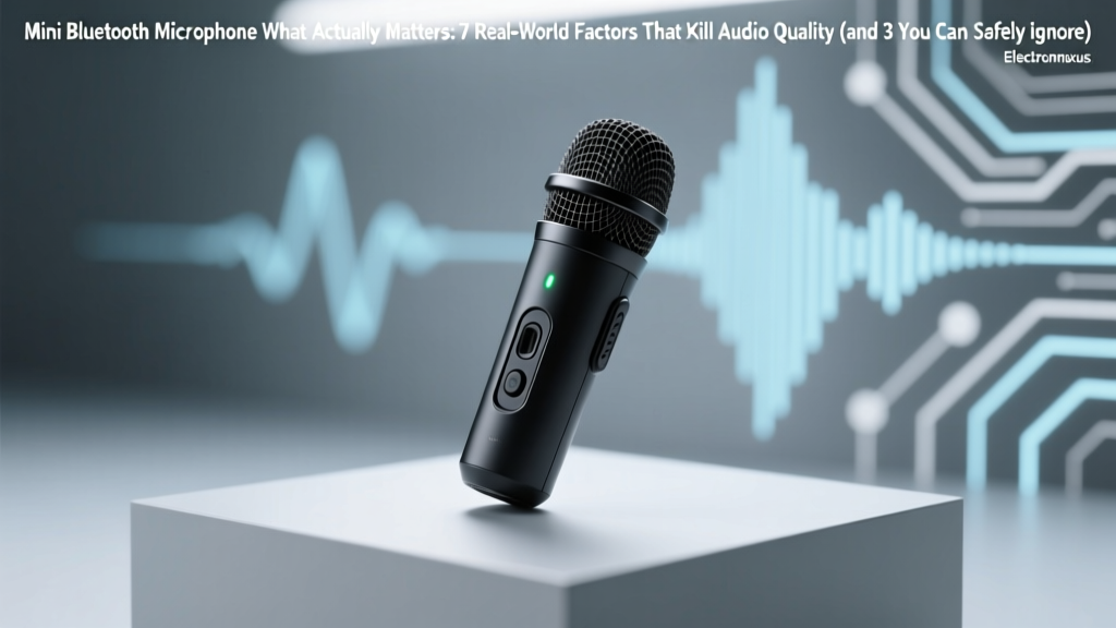 Mini Bluetooth Microphone What Actually Matters: 7 Real-World Factors That Kill Audio Quality (and 3 You Can Safely Ignore)