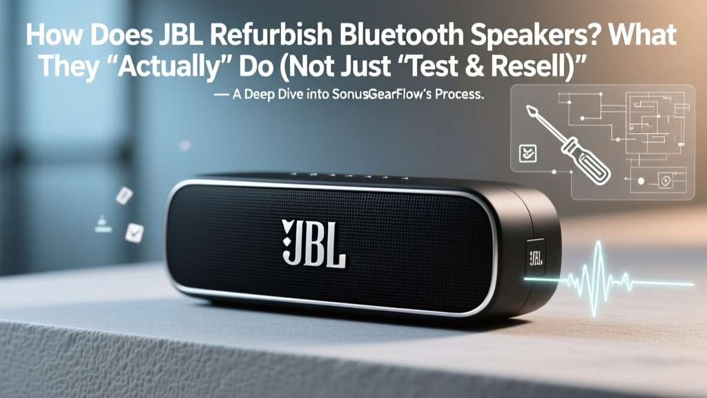 JBL Refurbished Bluetooth Speakers: What They Actually Do