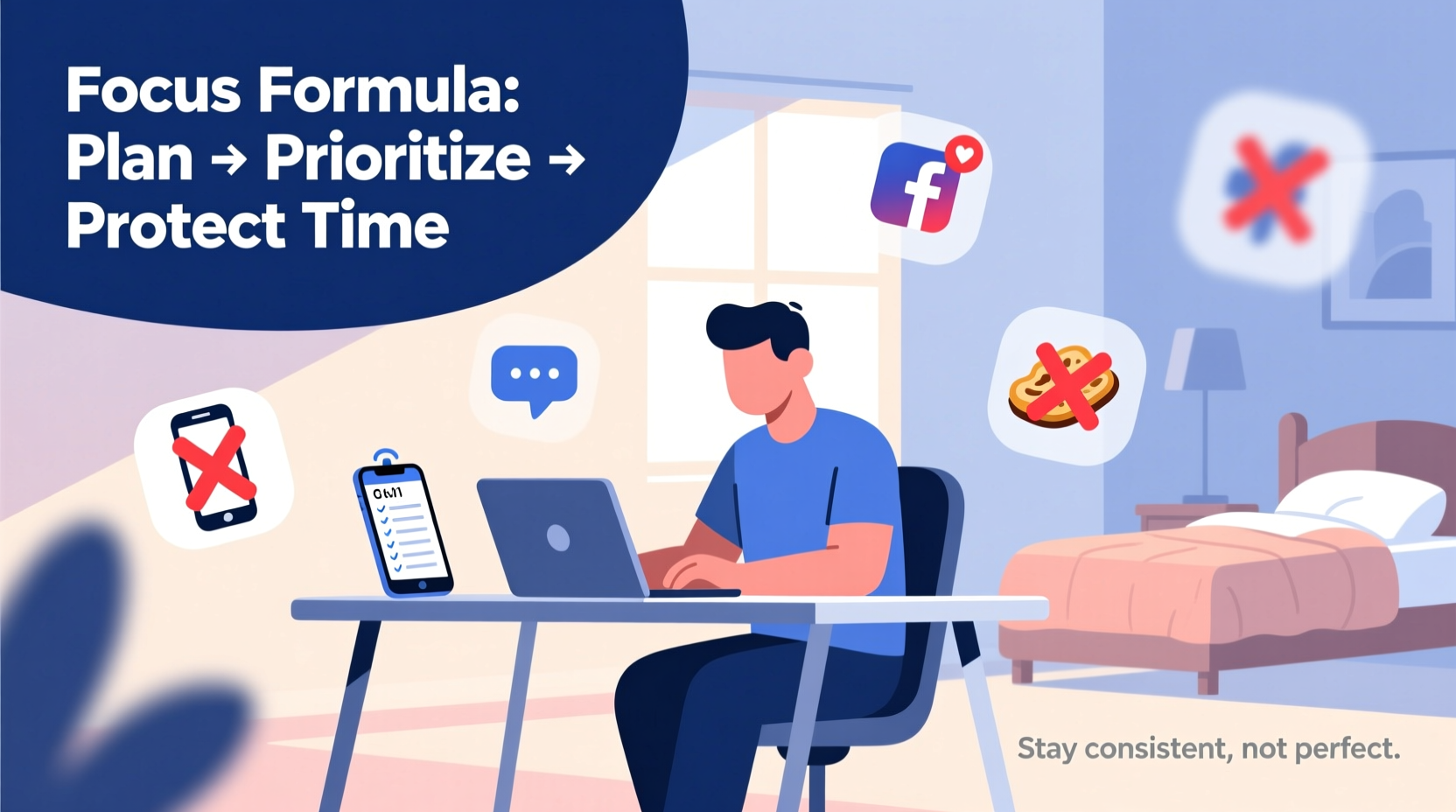 how to stop procrastinating when working from home distractions