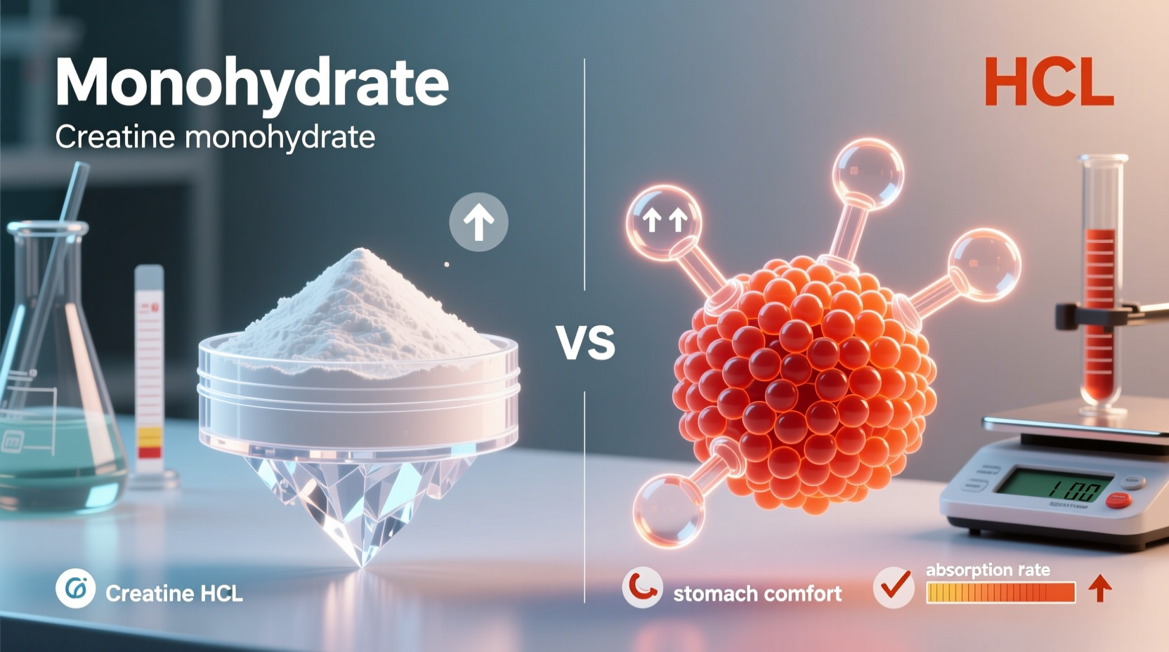 creatine monohydrate vs hcl does the type of creatine really matter