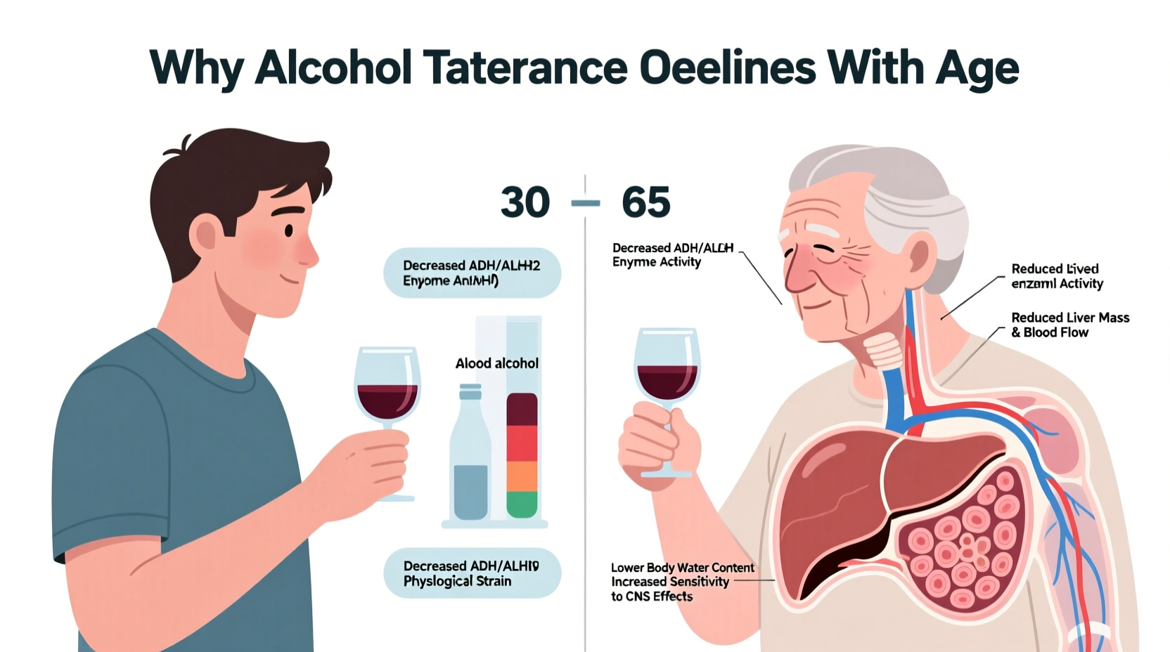 Why Does Alcohol Tolerance Decrease With Age