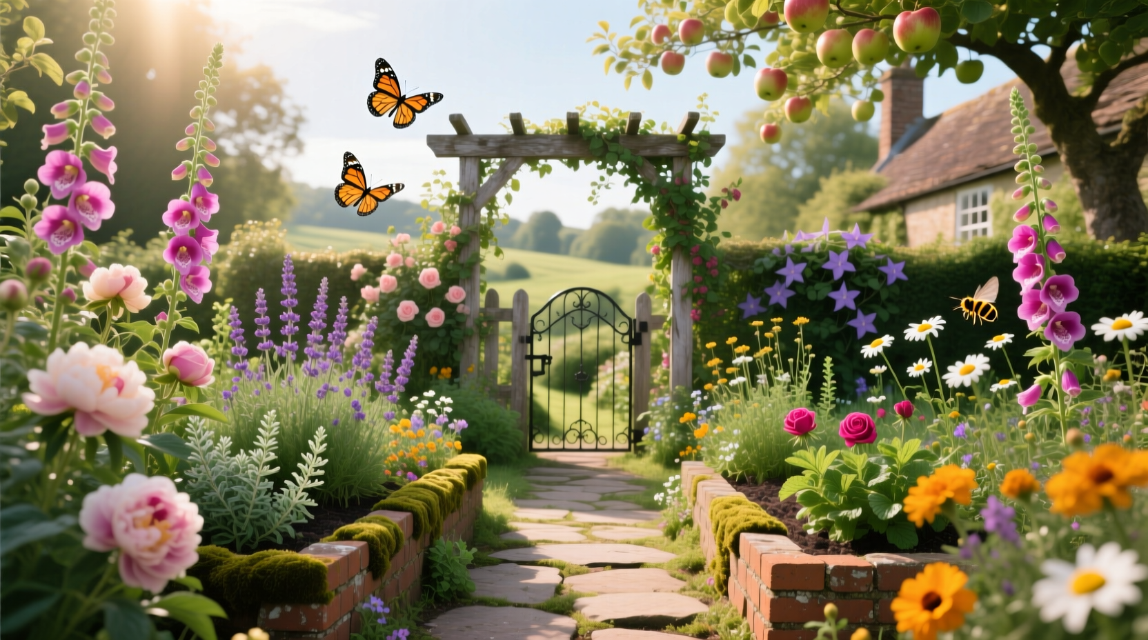cottage garden planting plan