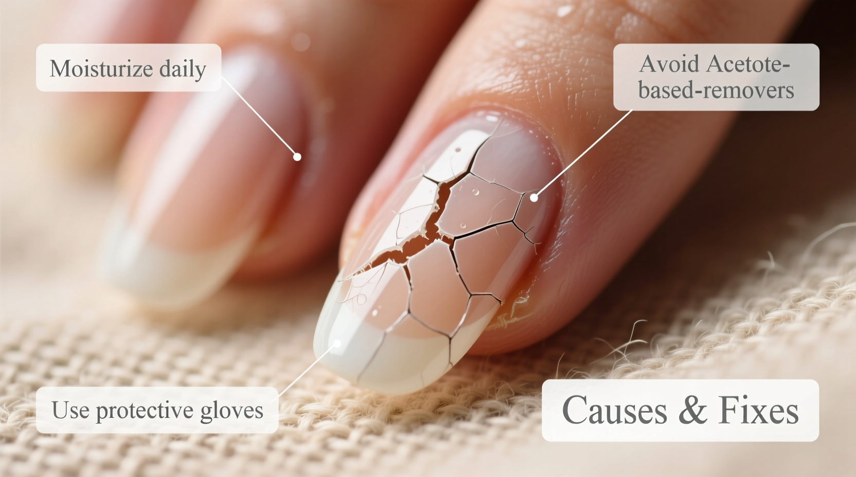 why do my nails split at the tips causes and easy fixes