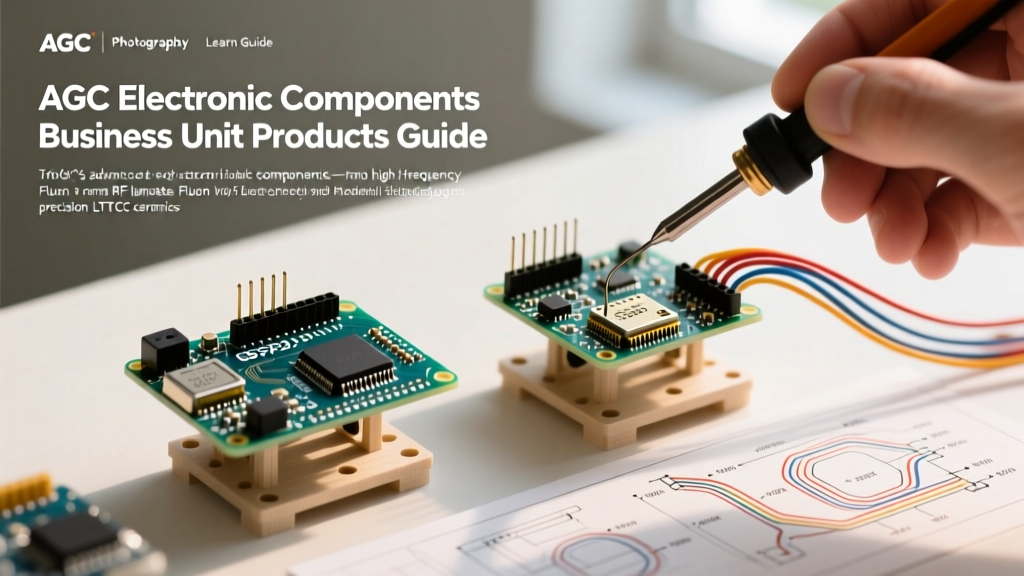 AGC Electronic Components Business Unit Products Guide