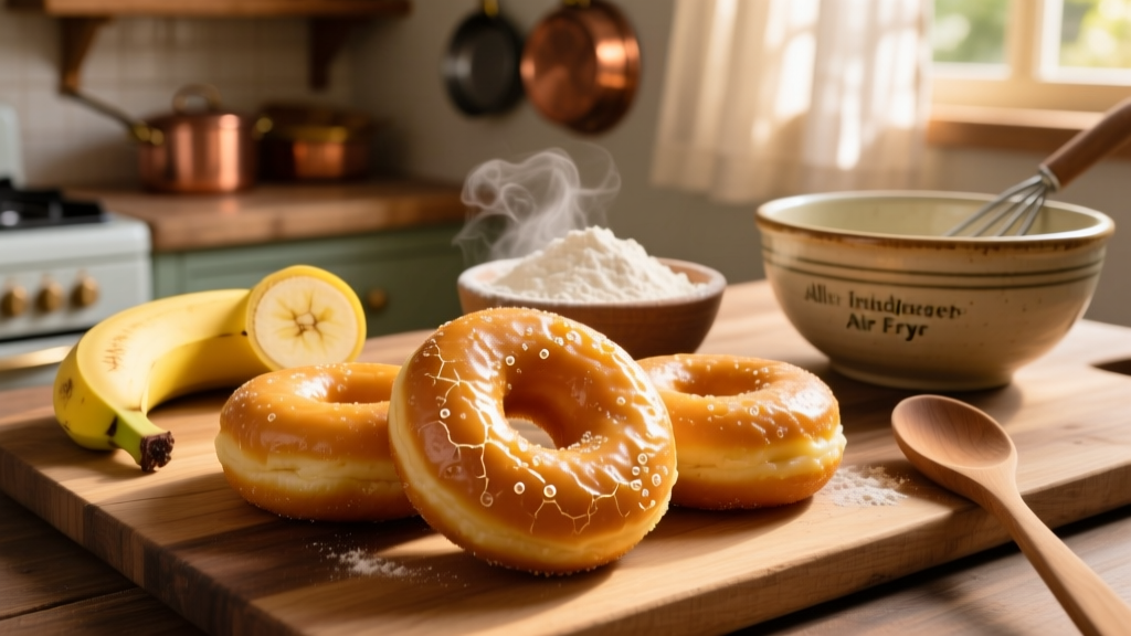 2-Ingredient Air Fryer Donuts (Crispy & Cheap!)