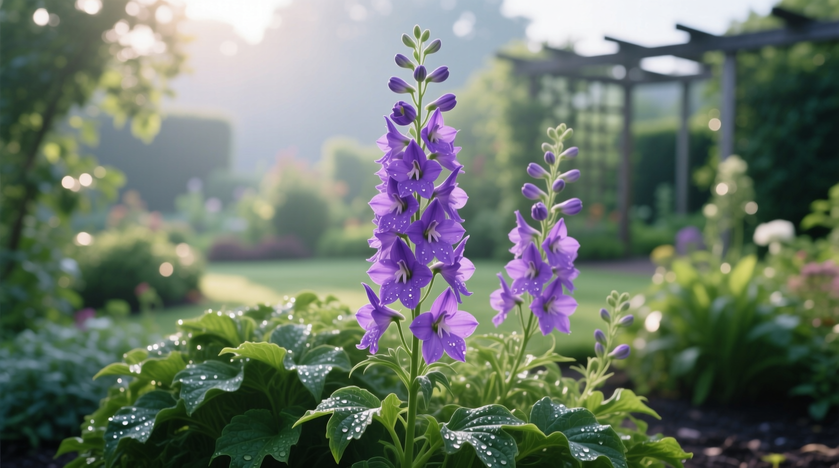 annual delphinium plant