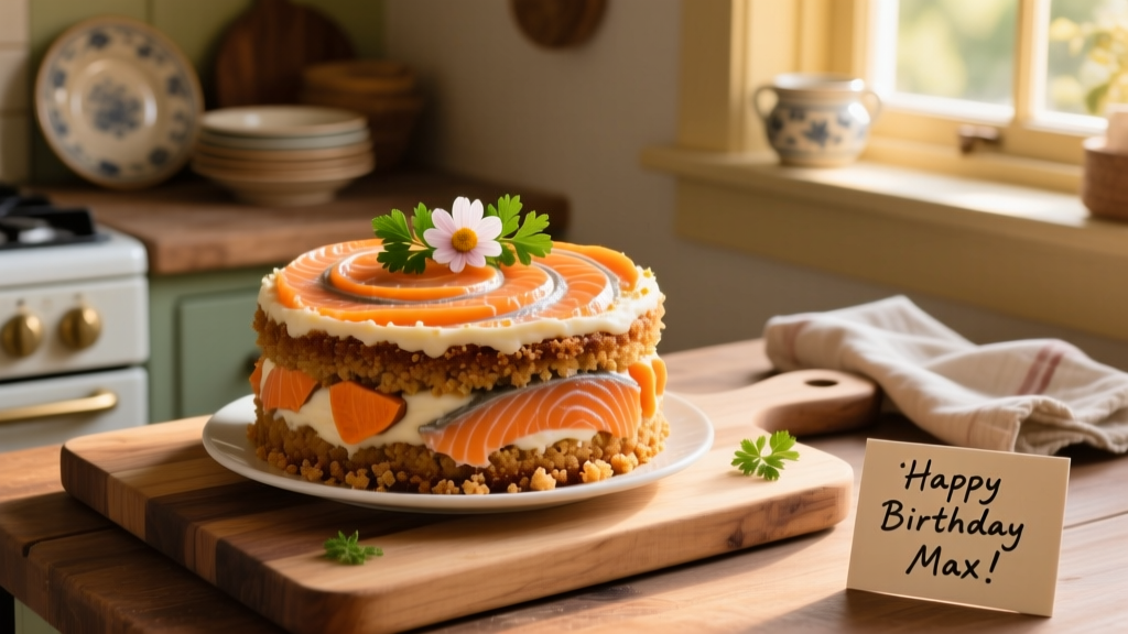 How to Make the Best Homemade Salmon Sweet Potato Cake for Your Pet's Special Day