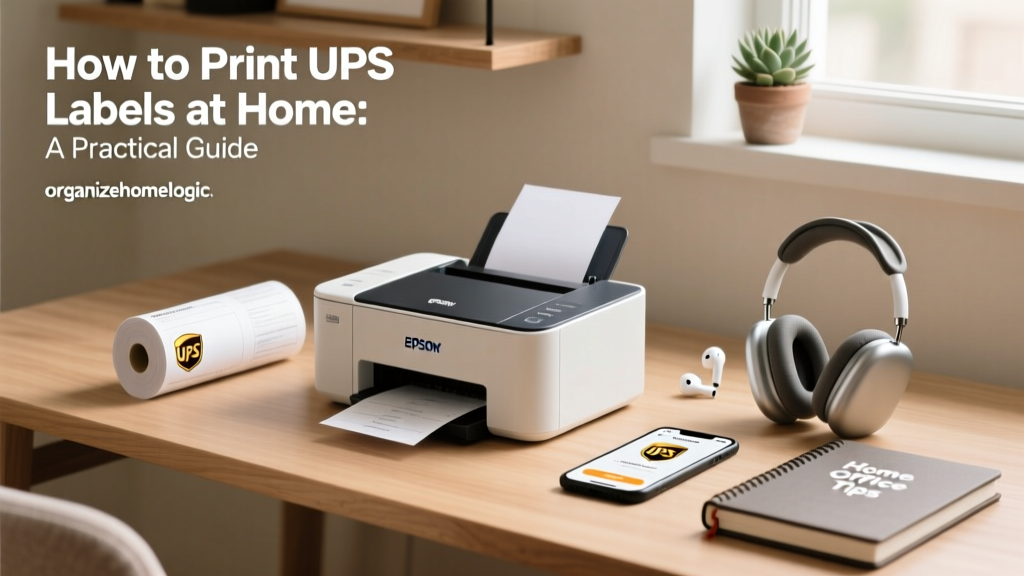 How to Print UPS Labels at Home: Simple Guide