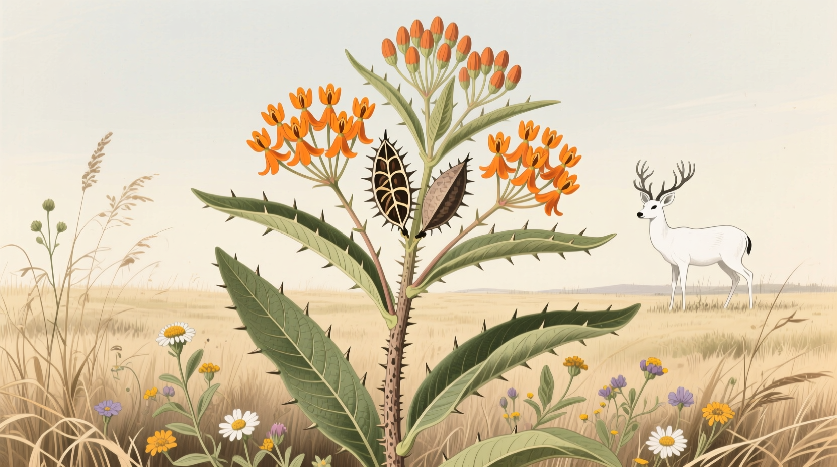 is butterfly weed deer resistant