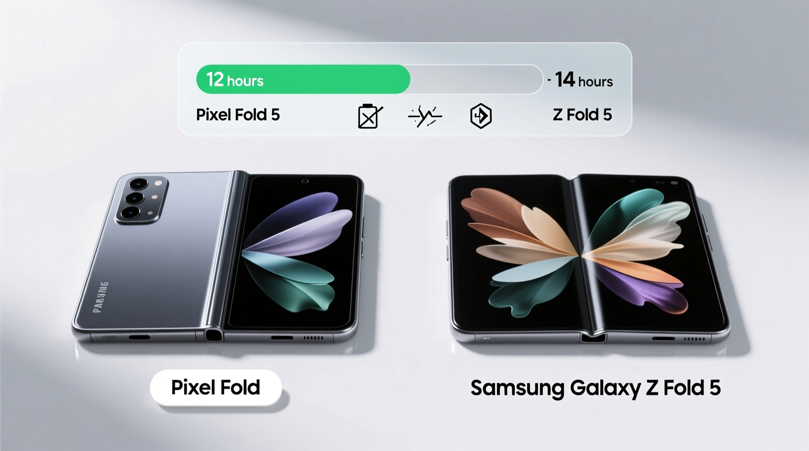 pixel fold vs samsung galaxy z fold 5 which foldable phone lasts longer