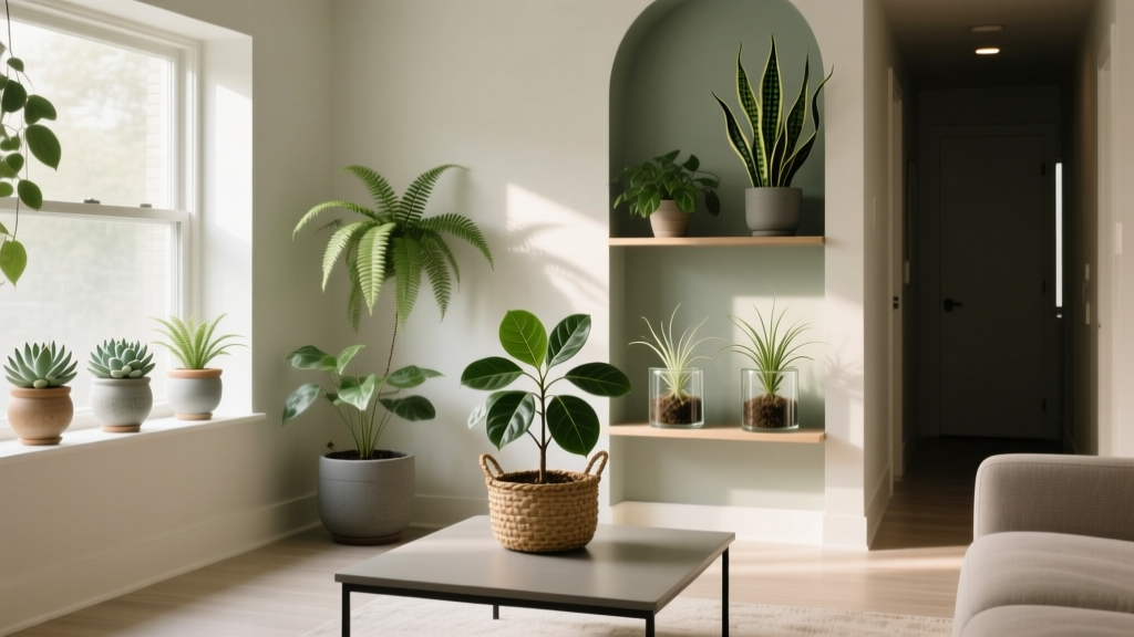 Indoor Plant Soil Mix Placement Guide
