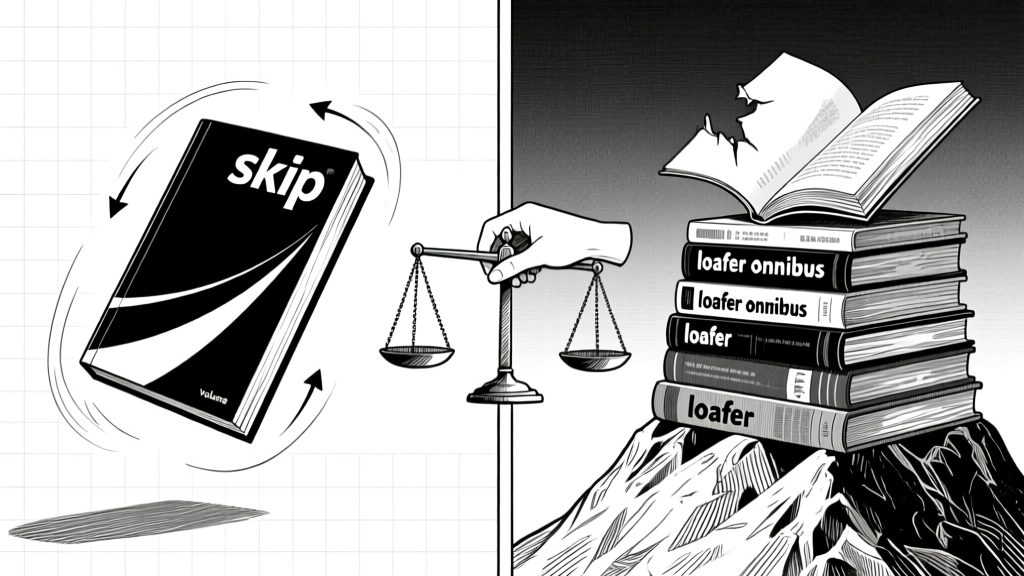 Skip and Loafer Omnibus vs Single Volumes: