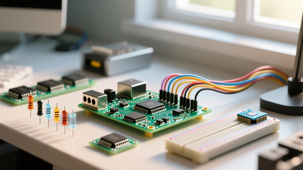 Calculating Output Voltage in a D/A Converter Circuit: Quick Reference